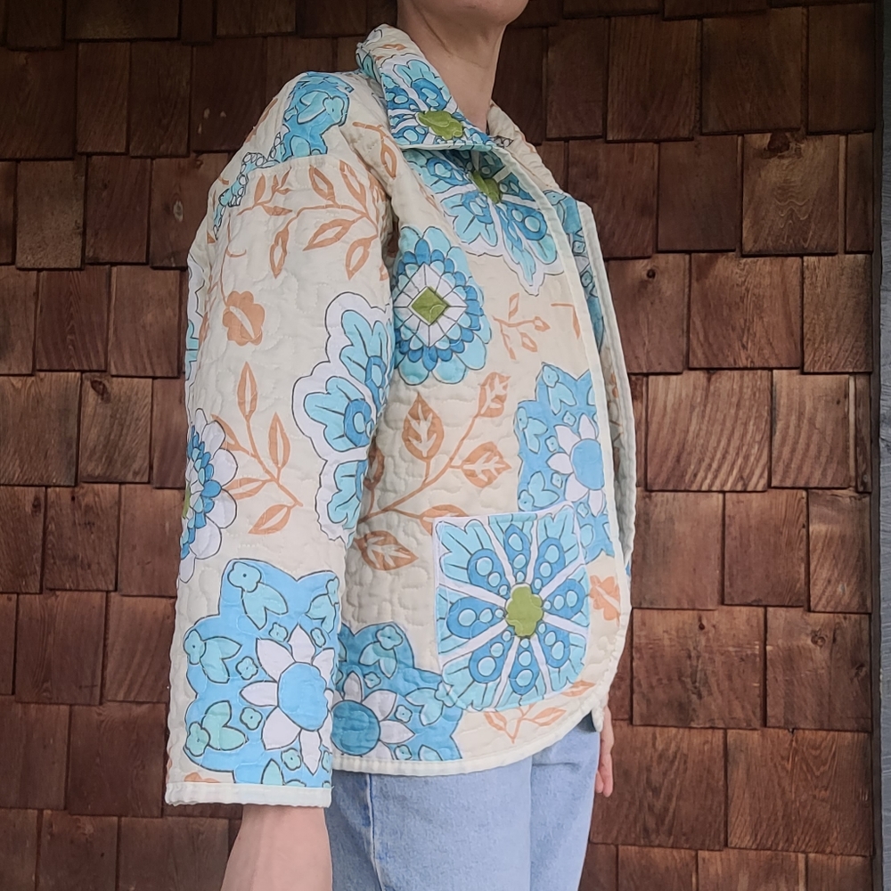 Handmade 70' Quilted Jacket - Picture 9 of 11